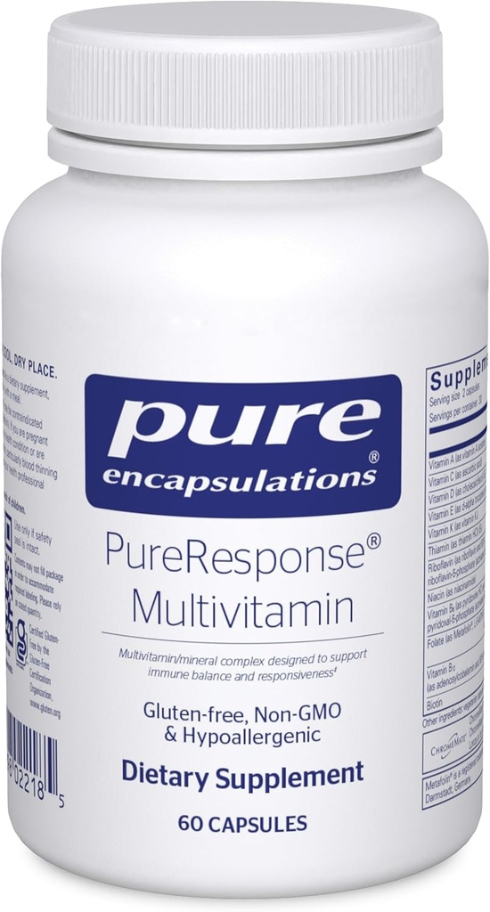 Pure Encapsulations PureResponse Multivitamin Capsules - Immune Balance Support - 60 Count