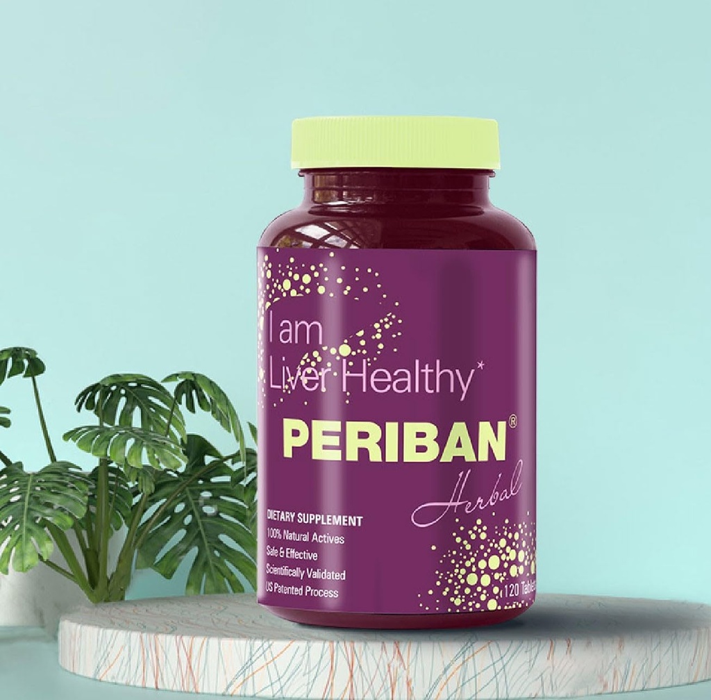 Natural Liver Support Supplement with Andrographis Paniculata, Boerrhavia Diffusa, Tephrosia Purpurea, Phyllanthus Niruri for Immune Health, PERIBAN Liver Support Formula