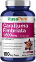 Organic Caralluma Fimbriata Supplement - 180 Vegan Capsules, 1600mg (Non-GMO) by NusaPure