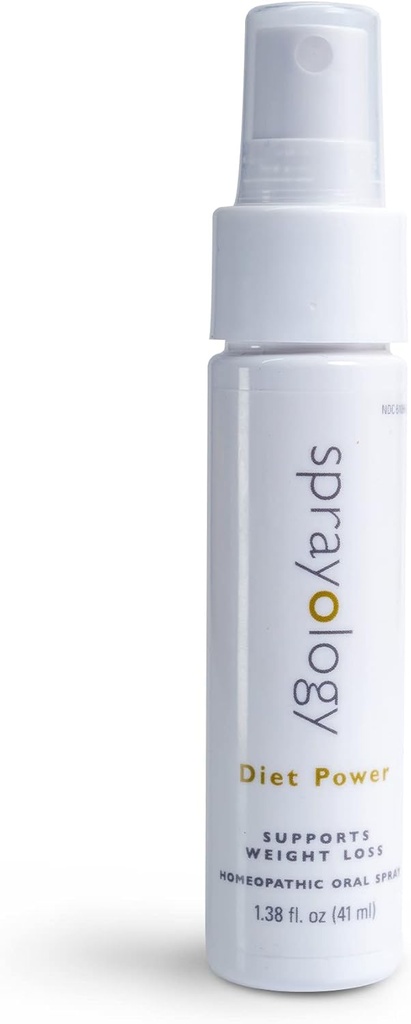 Sprayology Diet Power - Natural Weight Loss Support Spray | Combats Water Retention & Low Energy | Gluten & Dairy Free Homeopathic Remedy (1.38 fl oz)