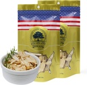 Wisconsin Grown American Ginseng Slices for Ginseng Tea - Long Strip Root, 2 Packs x 8oz