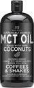 Non-GMO Coconut-Made Radha Beauty Premium MCT Oil - 15.8oz. Keto, Paleo, Gluten-Free, Vegan Approved