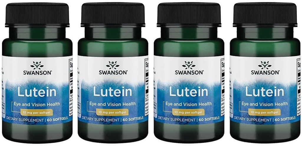 Swanson Lutein 10mg Softgels - 240 Count Pack