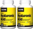 Jarrow Formulas Hyaluronic Acid Dietary Supplement (240 Veggie Caps) - Pack of 2, Natural Source