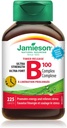 225 Caplets of Jamieson Timed Release B100 Complex - High Potency Vitamin B Supplement for Energy Boost