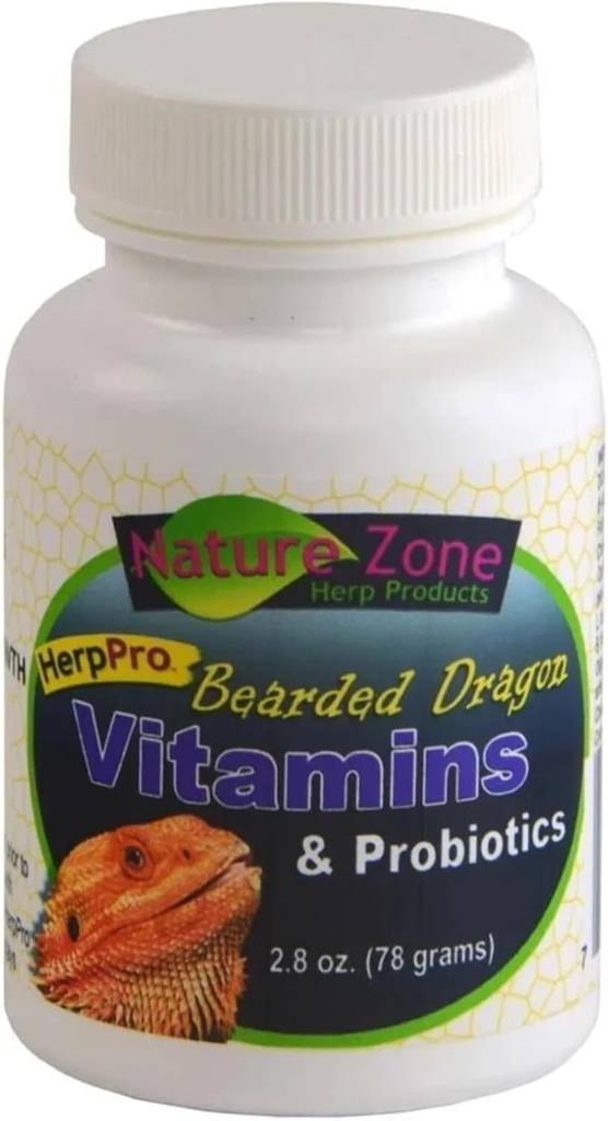 3 oz Nature Zone Bearded Dragon Vitamins and Probiotics for Optimal Health