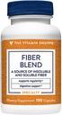 Vitamin Shoppe Fiber Blend Capsules - Natural Source of Insoluble & Soluble Fiber for Digestive Health & Regularity