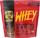 Triple Chocolate Mutant Whey Protein Powder Shake - 100% Whey, Gourmet Taste, 22g Protein, Fast Absorption, Easy Digestion, 5lbs