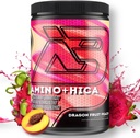 Boneafide Nutrition Amino + HICA EAA Supplement - Dragon Fruit Peach Flavor | Boost Recovery, Endurance, Strength, Energy, Hydration | BCAA, Electrolytes, Leucine | Powder, 30 Servings