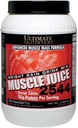 Ultimate Nutrition Muscle Juice 2544 Weight Gainer Drink Mix, Strawberry Flavor, 4.96 lbs, Whey Protein Isolate, Casein, Egg Whites, Lean Muscle Mass Builder
