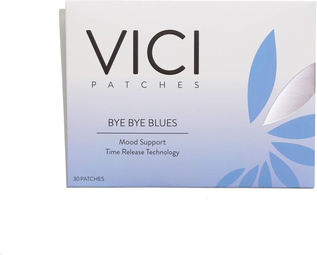 Vici Wellness Bye Bye Blues - 30 Patch Pack for Mood Support