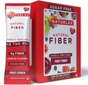 Psyllium Husk Fiber Packets - Naturlax Sugar-Free Fruit Punch Flavored, 24 Pack