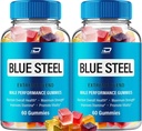 BlueSteelmetabolism boosterGummies - Naturalmetabolism boosterOil Formula with Blue Steel - 2 Pack (120 Gummies)