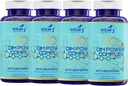 Vital-J 4-in-1 DIM Potent Complex 300mg with Bioperine for Estrogen Balance, Energy, and Menopause Support - Calcium and Broccoli Extract - 120 Servings