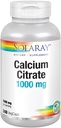 Solaray Calcium Citrate Capsules - 1000 mg, 240 Count - Vegan-Friendly Formula