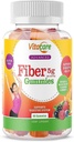 High Fiber Prebiotic Gummies for Adults - 60 Tasty Vitacare Advanced Fiber 5gm Gummies - Immunity & Digestive Support - Non GMO & Halal