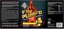 Merica Labz F'N Pump'D Stimulant-Free Pre-Workout Powder - Nitric Oxide Booster with Upside Down Pineapple Flavor - 20 Servings