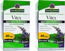 2-Pack Nature's Answer Vitex Chastetree Berry Supplement - 90 Vegetarian Capsules per Bottle - Hormonal Balance, Ovulation & Menopausal Support