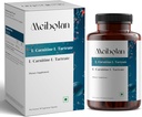 High Potency MEIBOTAN L-Carnitine & L-Tartrate Supplement for Fat Utilization, Lean Muscle Gain, and Metabolism Support - 60 Vegan Capsules