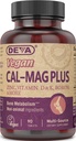 Vegan Calcium, Magnesium, Zinc, Boron Supplement with Vitamin C, D & K - 90 Tablets