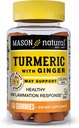 MASON NATURAL Turmeric Ginger Gummies - Large 2.5 lb Resealable Bag