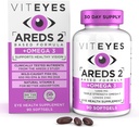 Triple Strength Omega-3 Macular Health Formula Softgels with Viteyes AREDS 2, Eye Health Vitamin for Vision Protection - 90 Softgels