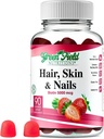 Halal Biotin Gummies for Hair, Skin, and Nails - Greenfield Nutritions - 90 Gummies