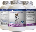 Dog Probiotic Supplement for Oral Care, Gut Health, and Fresh Breath - 60 Treats to Stop Gas and Diarrhea - Digestive Boost for Dogs