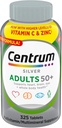 Centrum Silver Adults 50 Plus Multivitamin Supplement for Men and Women - 325 Tablets