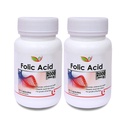 Pack of 2 RUP Biotrex Nutraceuticals Folic Acid Capsules - 2000mcg (60 Count)