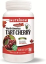 Nutridom North-American Tart Cherry Capsules - 500mg, 120 Count - Natural & Non-GMO Supplement