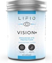 60 Capsules of Lifio Vision+ Eye Protection with Icelandic Astaxanthin, Zeaxanthin, and Lutein - Vegan formula