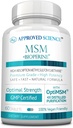 High Absorption OptiMSM 2000mg Tablets for Joint, Muscle, and Skin Health - Boost Immunity - Vegan - Non-GMO - Made in USA