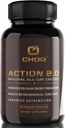 Natural Energy Supplement: CHOQ Action 2.0 with Rhodiola Rosea - 90 Vegan Capsules for All-Day Energy Boost