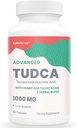 TUDCA Liver Cleanse Detox Supplement 1000mg - Vegan Capsules with Milk Thistle, Fulvic & Humic Acid for Digestive Health