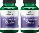 Swanson Super Strength Magnesium Citrate 112.5 mg - 240 Tabs x 2 Pack