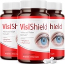 3 Pack Visishield Advanced Vision Formula Supplement Pills (180 Capsules) - Improve Eye Health & Performance with Vitamins for Ideal Results