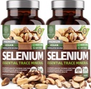 2-Pack N1N Premium Pure Selenium 200MCG for Immunity, Heart, Thyroid, Prostate - 360 Veg Caps, Max Absorption
