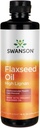 16 fl Oz Swanson Flaxseed Oil High Lignan Supplement - Omega-3 Source