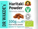 Organic Haritaki Powder - 100g | Pure & Raw Ayurvedic Herb | Vegan | Dr Wakde's London