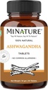 mi Nature Ashwagandha Tablets - 90 Tablets, 1000 mg | 45 Day Supply | Vegan & Natural from India