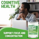 Vegan Friendly Benfotiamine Powder for Cognitive Boost - XPRS Nutra Fat Soluble Thiamine Supplement - Advanced Vitamin B1 Formula (.25 oz)