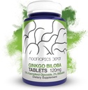 Ginkgo Biloba Extract Tablets | 120mg | 90 Count | High Kaempferol Glycoside + Bilobalide | Cognitive & Cardiovascular Support