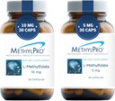 MethylPro 2-Product Set: L-Methylfolate for Mood & Homocysteine Support + Immune Boost (2 Bottles, 30 Capsules)