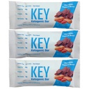 Chocolate Peanut Butter Keto Bars - High Fat, Low Carb Protein Bars for Keto Snacks - 12 Pack KeyBars