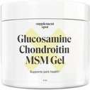 Joint Health Gel with Glucosamine, Chondroitin, MSM & Bromelain - 4 oz (90 Day Supply) for Men & Women