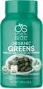 USDA Certified Organic Super Greens Tablets with Spirulina, Wheatgrass, and Moringa - 90 Tablets, 1100mg - Rich in Vitamins and Minerals - Non-GMO, Vegan Friendly