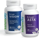 Support Bundle| Eye Health Formula & Astaxanthin Supplement, 30 Capsules- Natural Vision Support