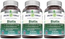 High Potency Biotin 10,000 Mcg Supplement - 600 Capsules - Amazing Nutrition Formula for Healthy Hair, Skin, and Nails