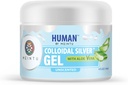 MEINTU Human™ Ultra-Pure Colloidal Silver Gel with Aloe Vera - 4 oz - 75 PPM Skin Solution for Adults, Kids, Pets